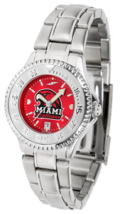 Miami Ohio Competitor Steel Ladies Watch - AnoChrome