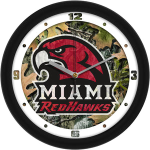 Miami Ohio Wall Clock - Camo