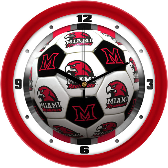 Miami Ohio Wall Clock - Soccer