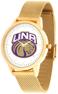 North Alabama Statement Mesh Band Unisex Watch - Gold