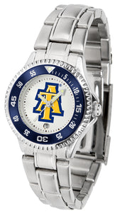 North Carolina A&T Competitor Steel Ladies Watch