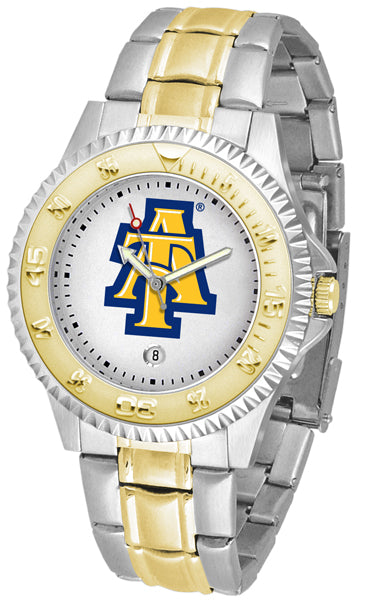 North Carolina A&T Competitor Two-Tone Men’s Watch