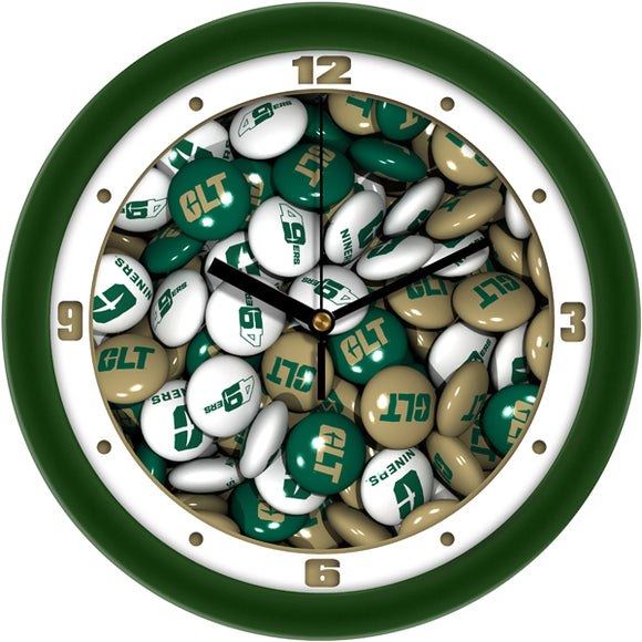 Charlotte 49ers Wall Clock - Candy