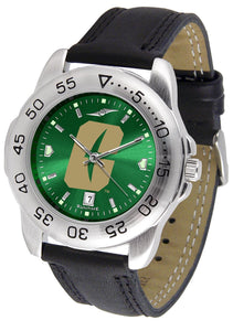 Charlotte 49ers Sport Leather Men’s Watch - AnoChrome