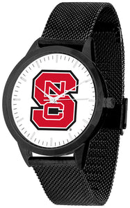 North Carolina State Statement Mesh Band Unisex Watch - Black