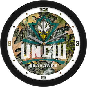 UNC Wilmington Wall Clock - Camo