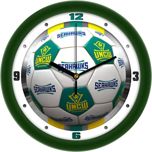 UNC Wilmington Wall Clock - Soccer