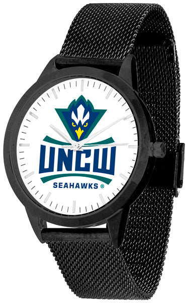 UNC Wilmington Statement Mesh Band Unisex Watch - Black