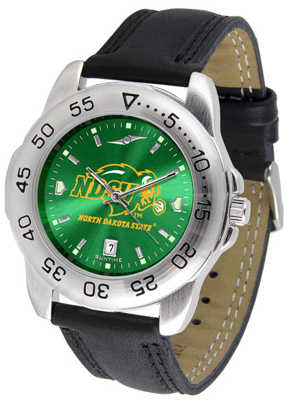 North Dakota State Sport Leather Men’s Watch - AnoChrome