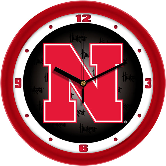 Nebraska Cornhuskers Wall Clock - Dimension
