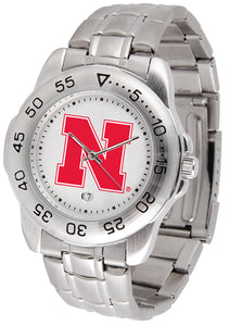 Nebraska Cornhuskers Sport Steel Men’s Watch