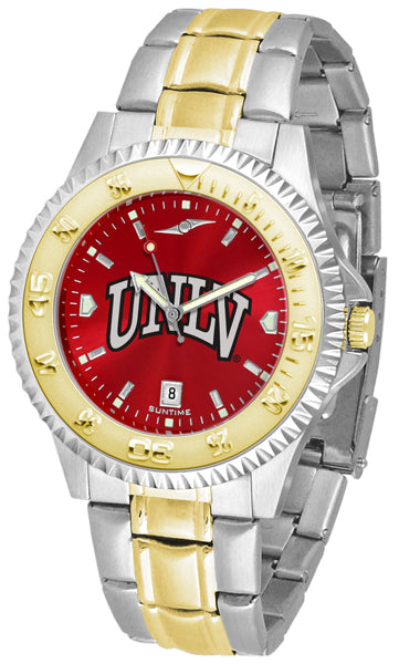 UNLV Rebels Competitor Two-Tone Men’s Watch - AnoChrome
