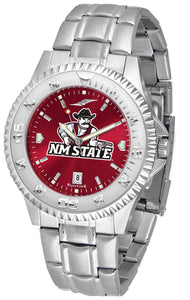 New Mexico State Competitor Steel Men’s Watch - AnoChrome