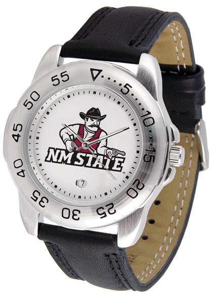 New Mexico State Sport Leather Men’s Watch