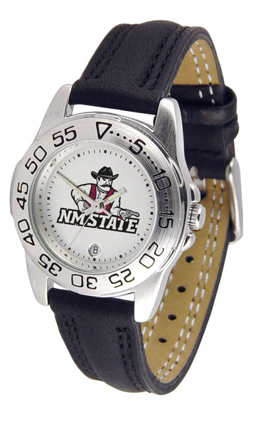 New Mexico State Sport Leather Ladies Watch