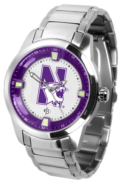Northwestern Wildcats Titan Steel Men’s Watch