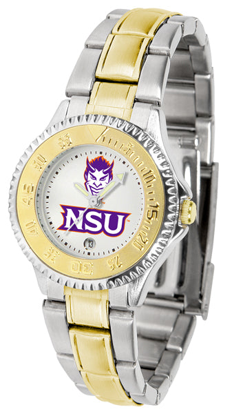 Northwestern State Competitor Two-Tone Ladies Watch