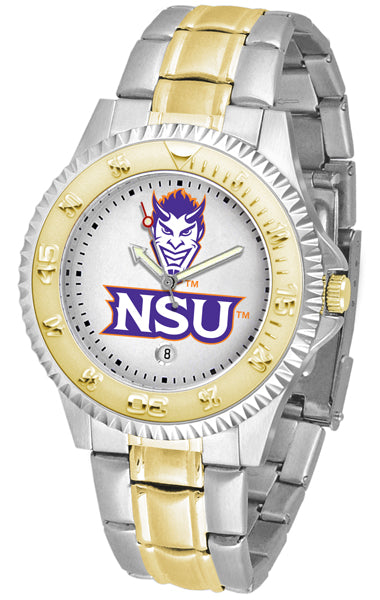 Northwestern State Competitor Two-Tone Men’s Watch