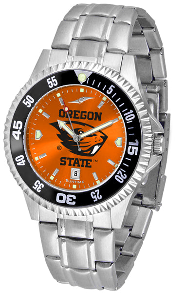 Oregon State Competitor Steel Men’s Watch - AnoChrome- Color Bezel