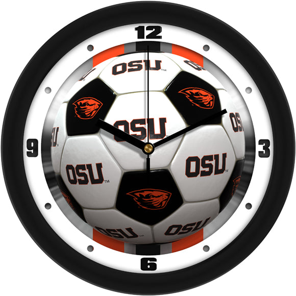 Oregon State Wall Clock - Soccer