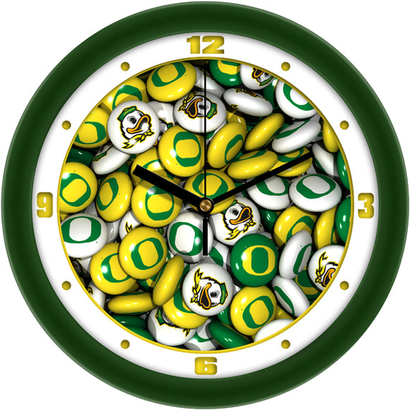 Oregon Ducks Wall Clock - Candy