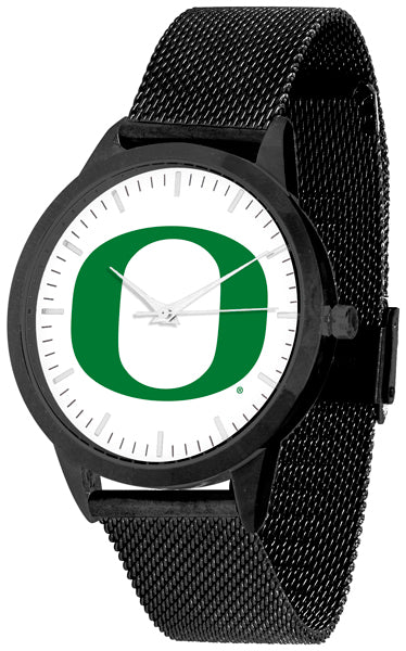Oregon Ducks Statement Mesh Band Unisex Watch - Black