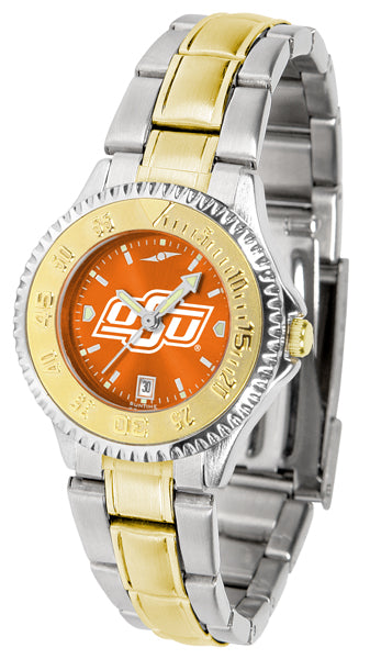 Oklahoma State Competitor Two-Tone Ladies Watch - AnoChrome