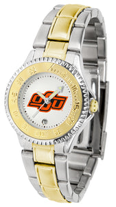 Oklahoma State Competitor Two-Tone Ladies Watch