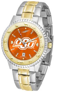 Oklahoma State Competitor Two-Tone Men’s Watch - AnoChrome