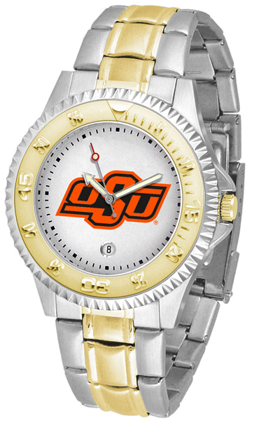 Oklahoma State Competitor Two-Tone Men’s Watch