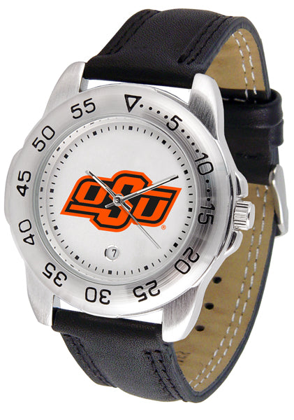 Oklahoma State Sport Leather Men’s Watch
