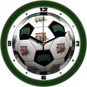 Ohio University Wall Clock - Soccer