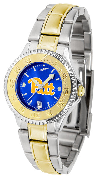 Pittsburgh Panthers Competitor Two-Tone Ladies Watch - AnoChrome