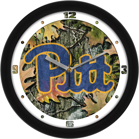 Pittsburgh Panthers Wall Clock - Camo