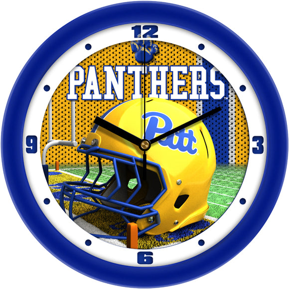 Pittsburgh Panthers Wall Clock - Football Helmet