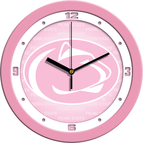 Penn State Wall Clock - Pink