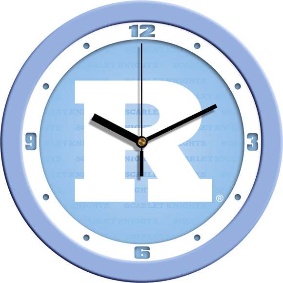 Rutgers Wall Clock - Baby Blue