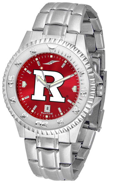 Rutgers Competitor Steel Men’s Watch - AnoChrome
