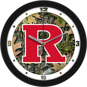 Rutgers Wall Clock - Camo