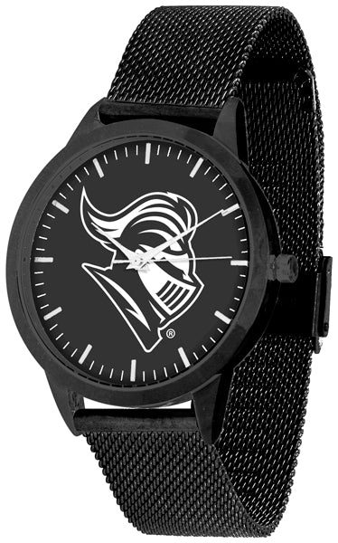 Rutgers Statement Mesh Band Unisex Watch - Black - Black Dial