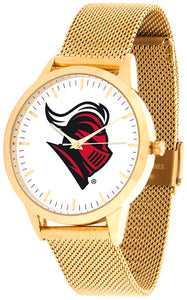 Rutgers Statement Mesh Band Unisex Watch - Gold