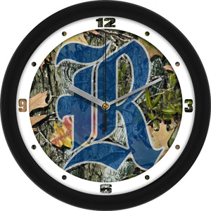 Rice University Wall Clock - Camo