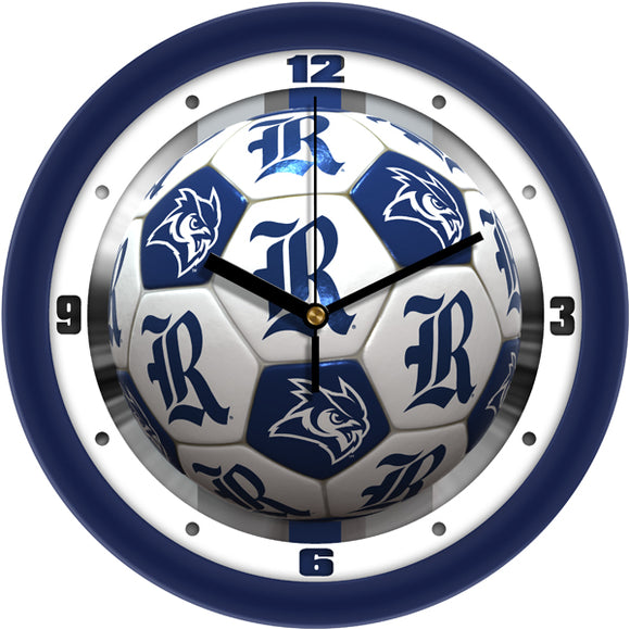 Rice University Wall Clock - Soccer