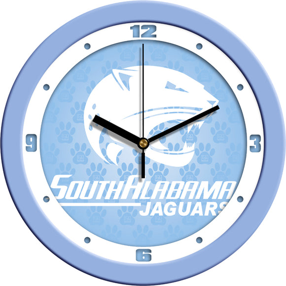 South Alabama Wall Clock - Baby Blue