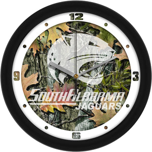 South Alabama Wall Clock - Camo