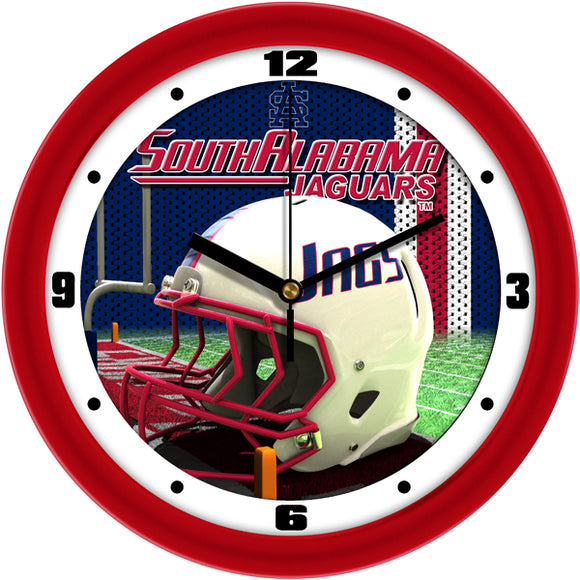 South Alabama Wall Clock - Football Helmet