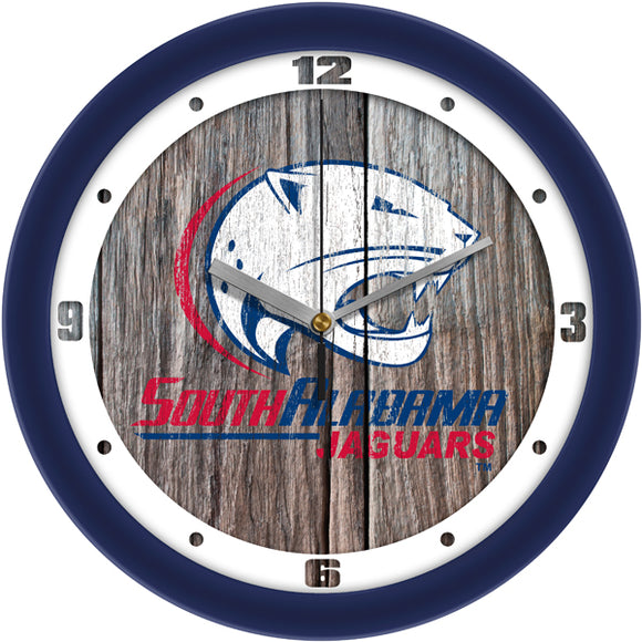 South Alabama Wall Clock - Weathered Wood