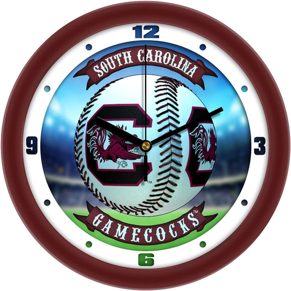 South Carolina Wall Clock - Baseball Home Run