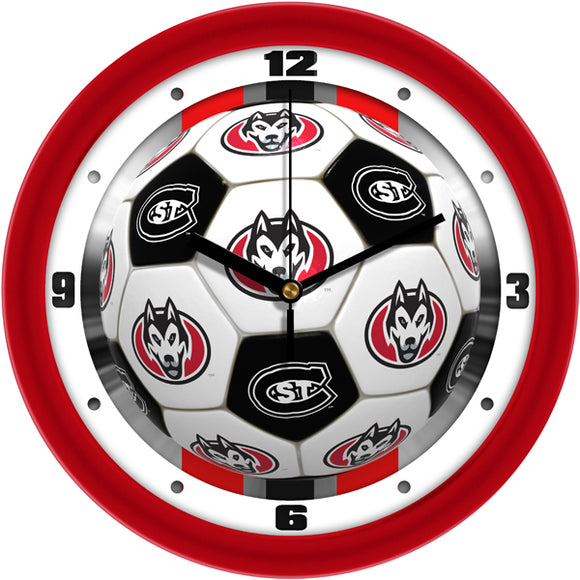 Saint Cloud State Wall Clock - Soccer