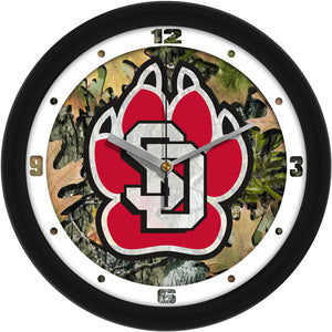 South Dakota Wall Clock - Camo